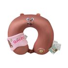 Miniso We Bare Bears Collection Neck Pillow with Sleep Mask Grizz 1 Piece - 6936906783065