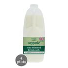 M&S Food Organic Semi Skimmed British Milk 1 Packet - 328753