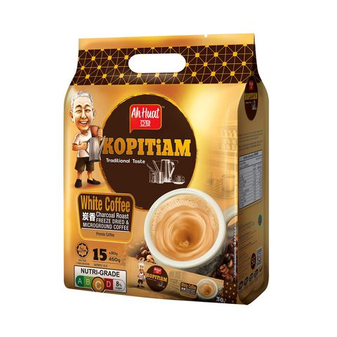 Ah Huat Kopitiam Charcoal Roast 15 Sachets x 30g