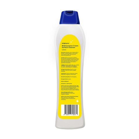 brightspots Multi-purpose Cream Surface Cleanser - Lemon 500ml