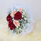 Flower Red Roses 3 Stalks with LED Lights 1 Bouquet - BQ2411FP
