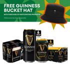 [GWP Bundle] Guinness Draught 6s with Guinness Stout 6s Free Guinness Bucket Hat 1 Piece