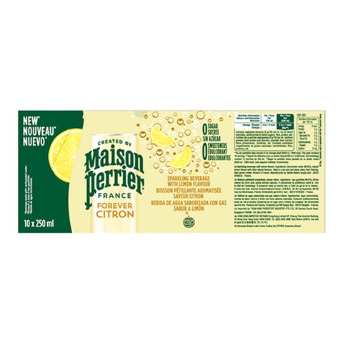 Maison Perrier Sparkling Water - Lemon 10 x 250ml