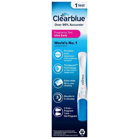 Clearblue Pregnancy Test Ultra Early Results 6 Days Early 1 Piece