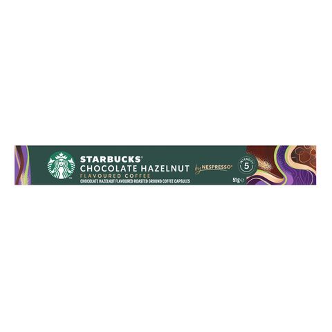 Starbucks Chocolate Hazelnut by Nespresso Coffee Capsules 10 Pieces