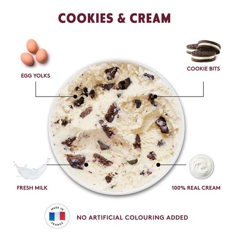 Haagen-Dazs Cookies & Cream Ice Cream Pint 473ml