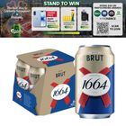 Kronenbourg 1664 Brut Beer Can 4 Pieces x 320ml