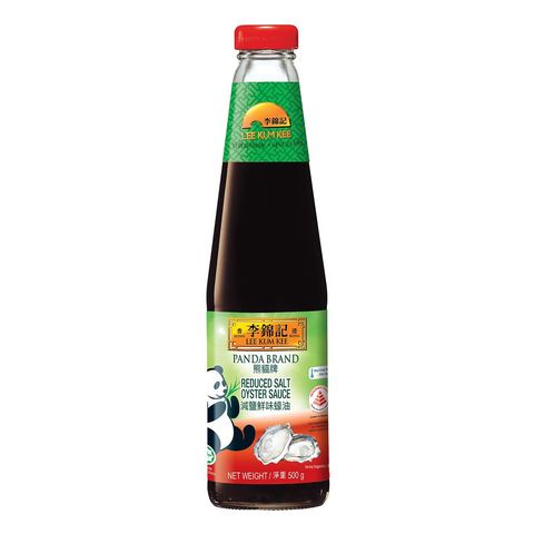 Lee Kum Kee Panda Brand Reduced Salt Oyster Sauce 500g