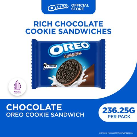 Oreo Chocolate Multipack Biscuits 236.25g
