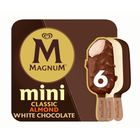 Magnum Mini Classic Almond White Ice Cream Multipack 6pcs x 55ml