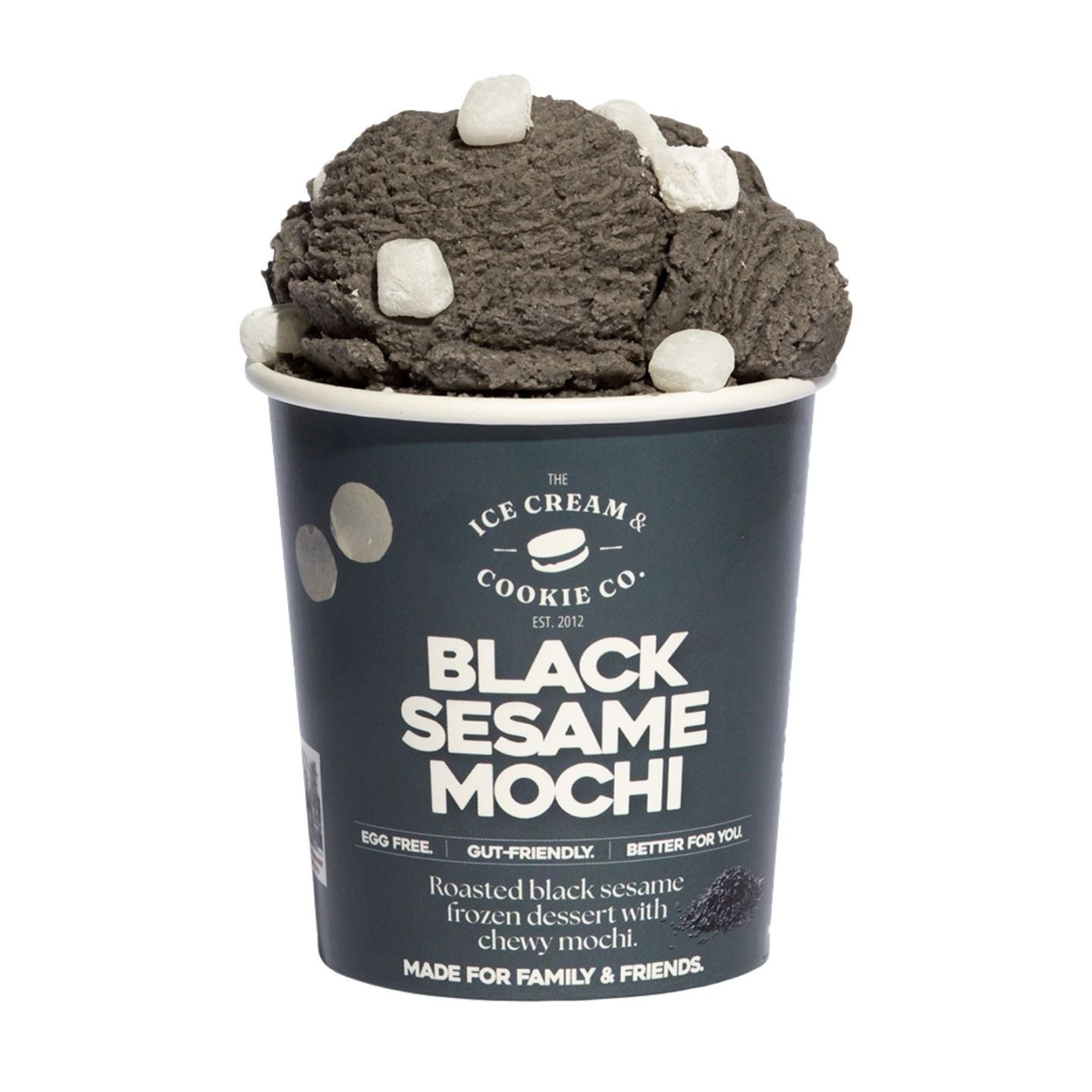 Order The Ice Cream & Cookie Co. Black Sesame Mochi Ice Cream Pint