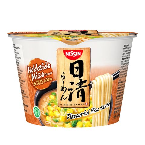 Nissin Ramen Bowl Hokkaido Miso 113g