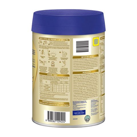 Wyeth S-26 Gold Pro Stage 1 Infant Formula (from 0 - 6 Months) 900g