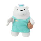 Miniso Plush Toy We Bare Bears Bakery Standing-posture (10 Inches) Ice Bear 1 Unit