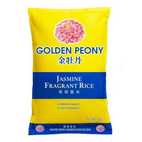 Golden Peony Jasmine Fragrant Rice 5kg