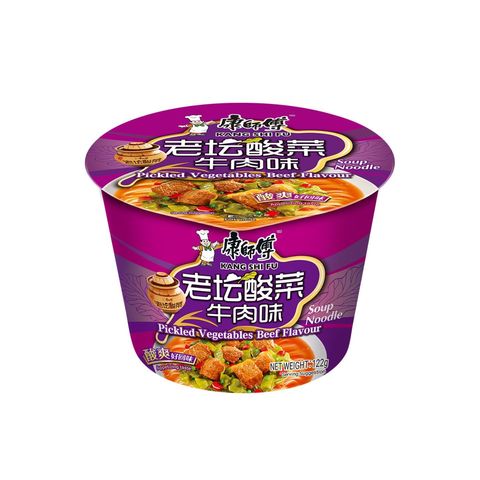 Kang Shi Fu Pickled Vegetable Beef Flavour Cup 122g