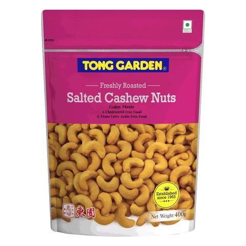 Tong Garden Freshly Roasted Salted Cashew Nuts 400g