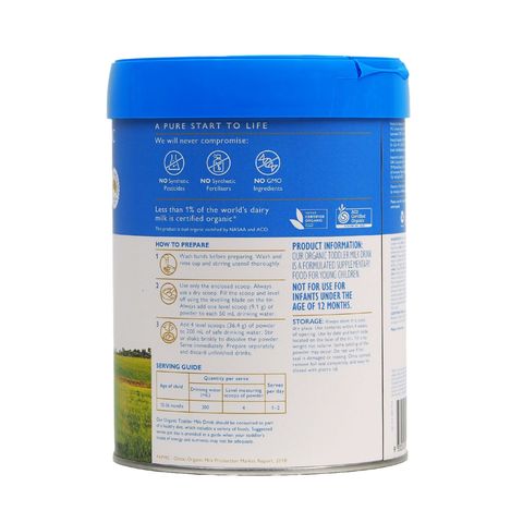 Bellamy's Organic Step 3 Toddler Milk (12+ Months) 800g