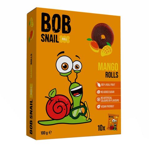 Bob Snail Fruit Rolls Mango 100g