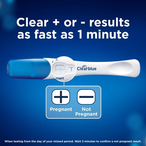 Clearblue Rapid Detection Pregnancy Test Result As Fast As 1 Minute 2 Pieces