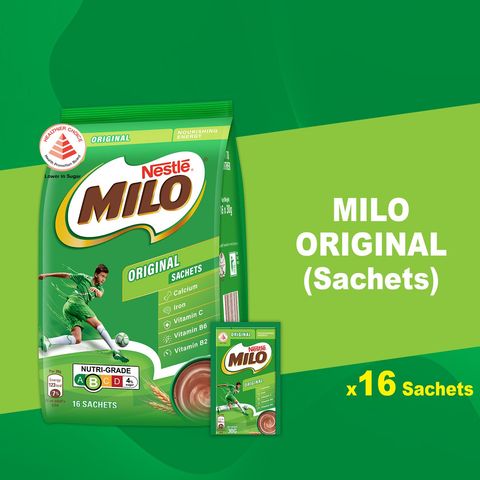 Milo Original Sachets 16pcs x 30g