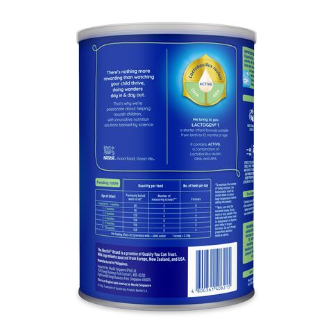 Lactogen 1 Starter Infant Formula (from 0-12 Months) 1.8kg