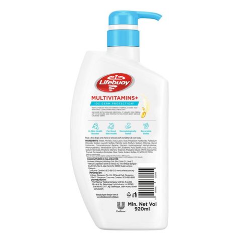 Lifebuoy Cool Fresh Anti-bacterial Body Wash 920ml