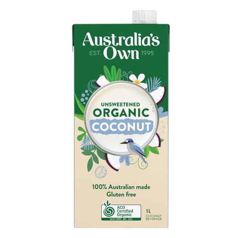 Australia's Own Unsweetened Organic Coconut Milk 1L