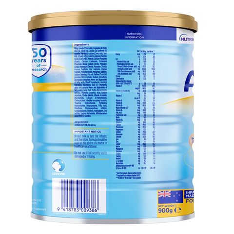 Aptamil Gold+ Stage 1 Infant Milk Formula 900g