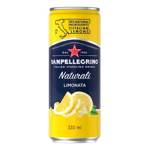 San Pellegrino Limonata Sparkling Beverage 4 X 330ml (Recyclable)