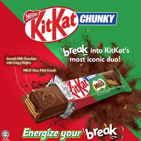 Kitkat Milo Chunky Chocolate Bar 38g
