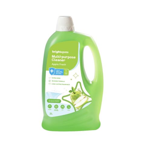 brightspots Multipurpose Floor Cleaner Apple Fresh 2L