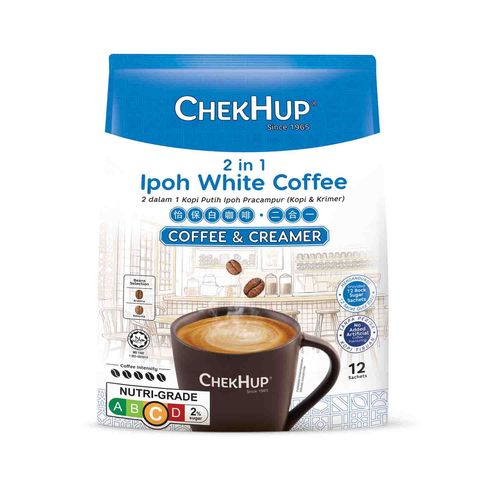 Chek Hup 2-in-1 Ipoh White Coffee (Coffee & Creamer) 12 Sachets x 30g
