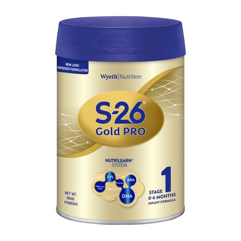 Wyeth S-26 Gold Pro Stage 1 Infant Formula (from 0 - 6 Months) 900g