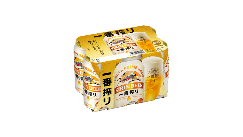 Kirin Ichiban Lager Beer Can 6s x 350ml