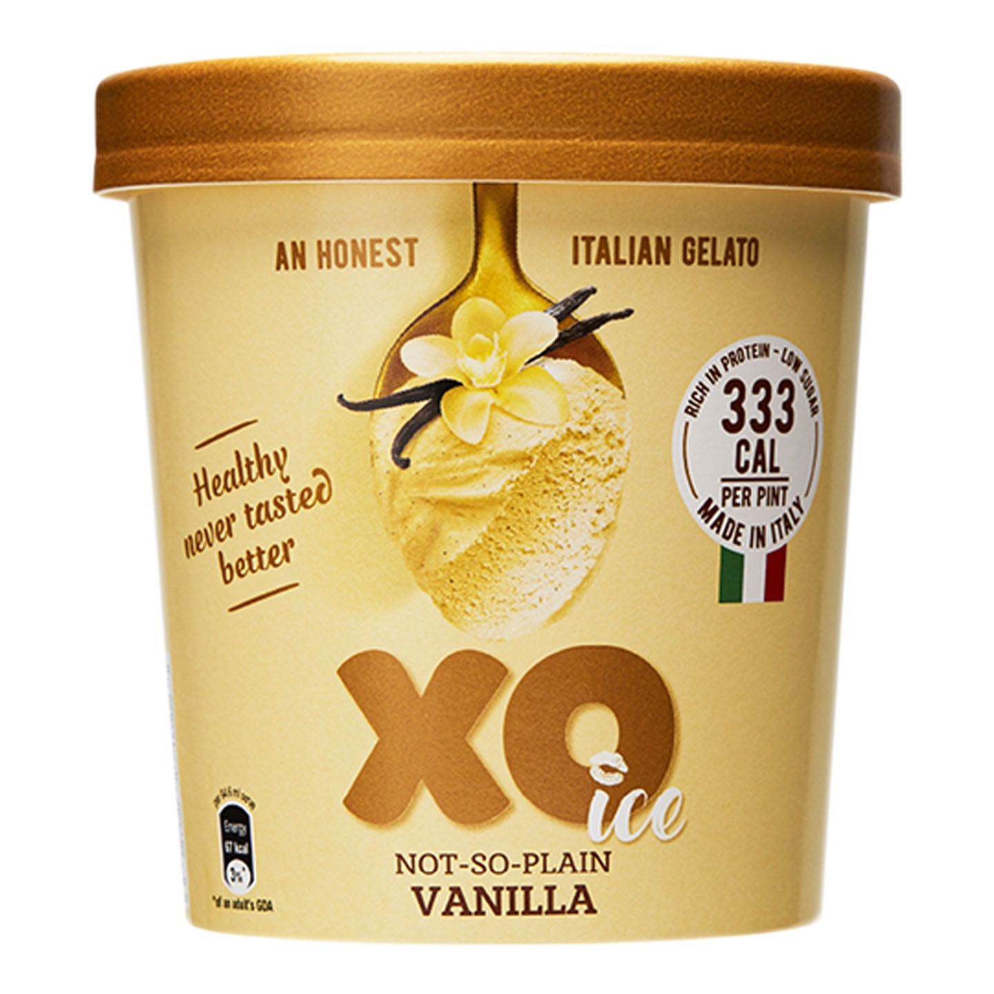 Order XO Ice Low Calorie High Protein Vanilla Gelato - Not-so