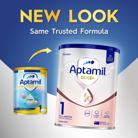 Aptamil Gold+ Stage 1 Infant Milk Formula 900g