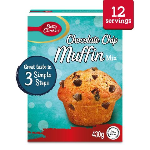 Betty Crocker Muffin Mix - Chocolate Chip 430g