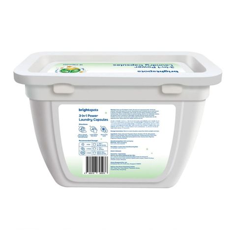 brightspots 3-in-1 Power Laundry Capsules – Fresh Floral 18 Pieces