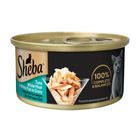 Sheba Tuna White Meat & White Fish in Gravy Canned Cat Wet Food 85g