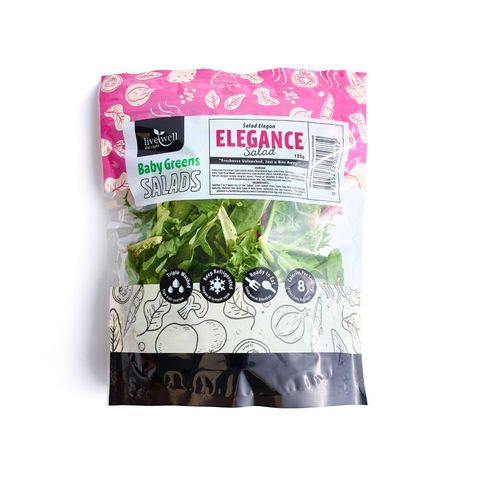 Livewell Ready to Eat Elegance Salad 125g