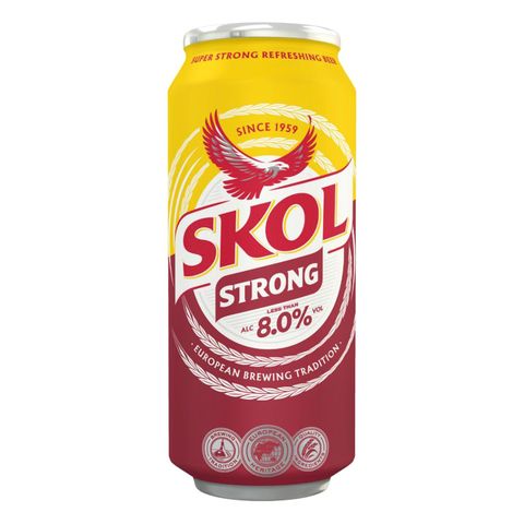 Skol Strong Beer Can 490ml