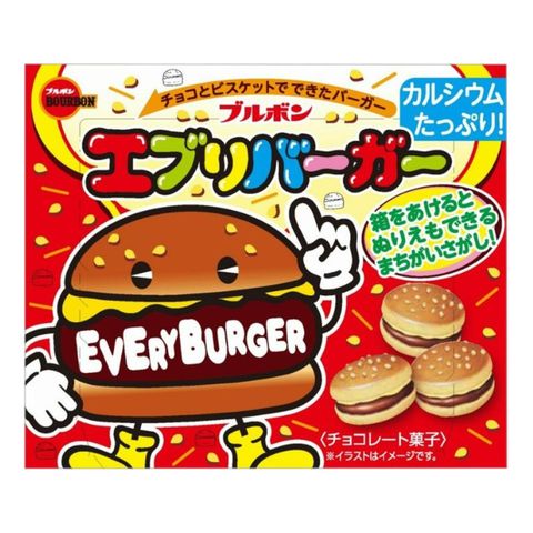 Bourbon Every Burger Biscuit 66g