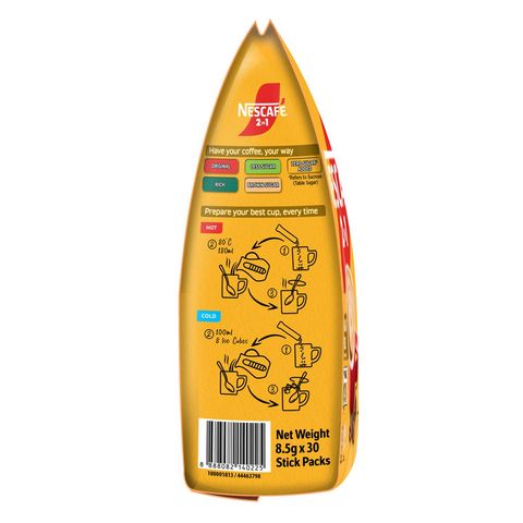 Nescafe 2 in 1 Original Zero Sugar