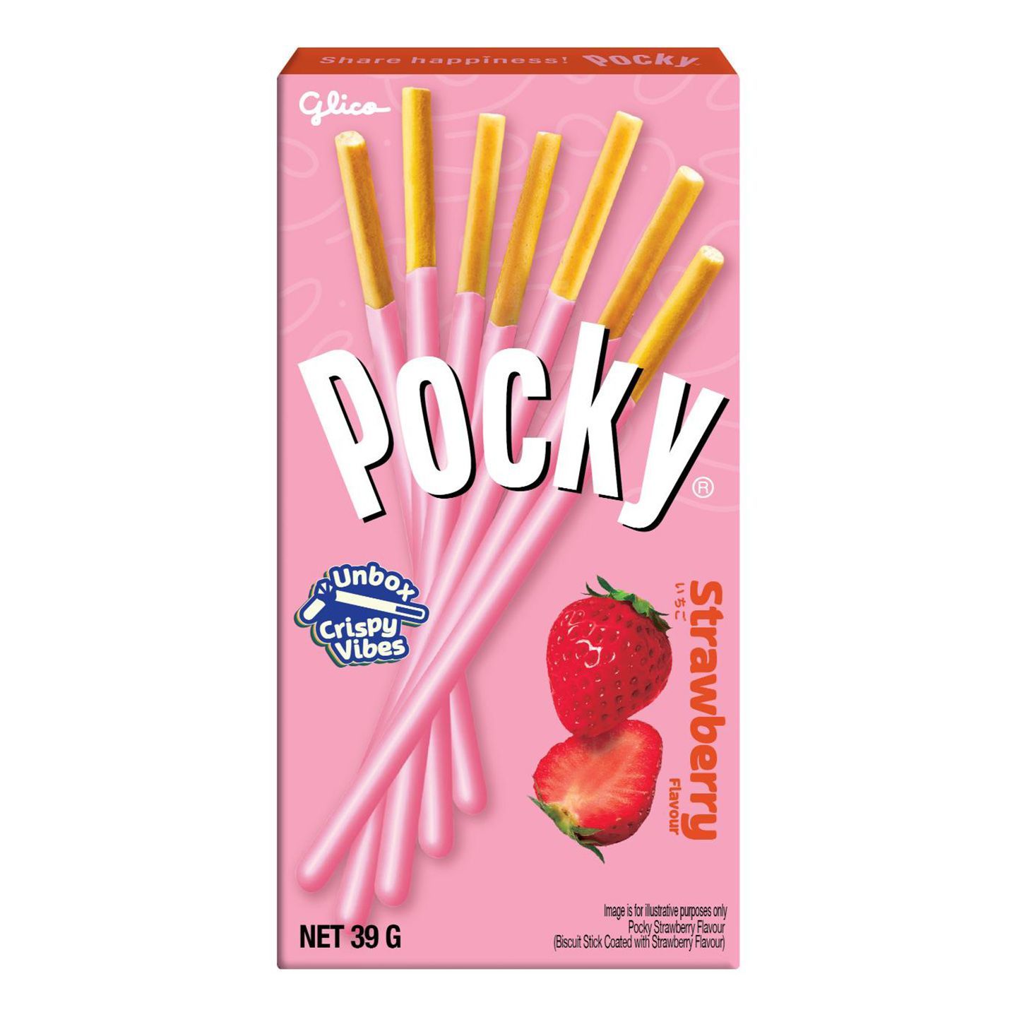 Glico Pocky Strawberry Biscuit Stick 39g delivery near you in
