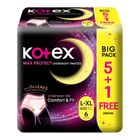 Kotex Overnight Panties L-XL 5+1 Pieces