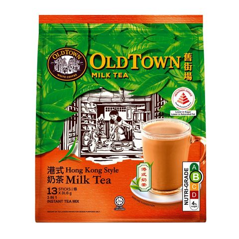 Oldtown Hong Kong Style Instant 3-in-1 Milk Tea 13 x 31.6g