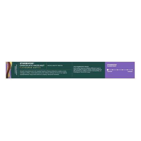 Starbucks Chocolate Hazelnut by Nespresso Coffee Capsules 10 Pieces