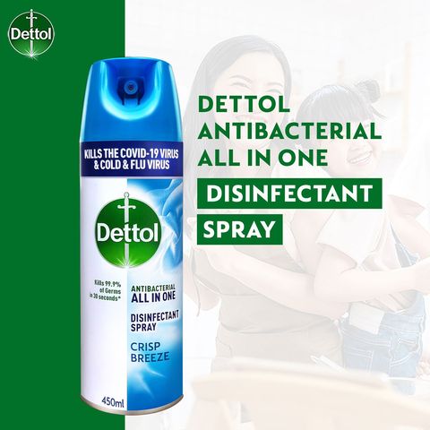 Dettol Disinfectant Spray Crisp Breeze 450ml