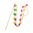 【Cat Up Tree】Cat Up Tree Teaser Wand-Colorful Cotton Ball DG 1 Piece #6948